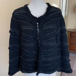 St. John Black Knit Jacket